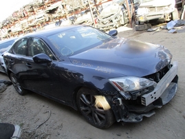 2007 LEXUS IS250 NAVY BLUE 2.5L AT Z16262